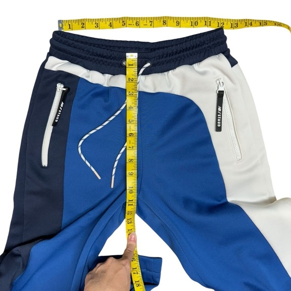 New Balance x STAUD High Waist Track Pants in Blue Quartz Size XS Performance - Picture 13 of 16